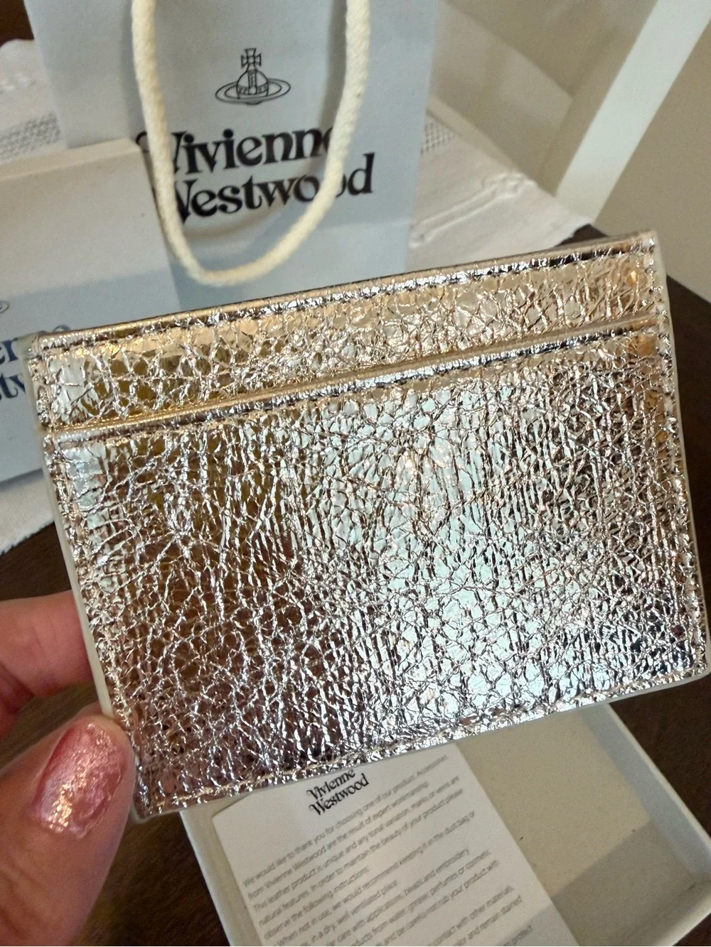 Vivienne Westwood Crack Pattern Card Holder - Picture 3 of 4